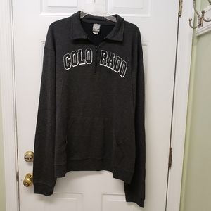 Colorado Scuba 1/4 zip Sweater, NWOT, Mens Large
